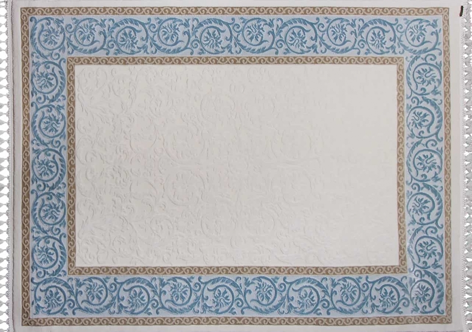 Ковер HUNKAR 08058T BLUE / WHITE