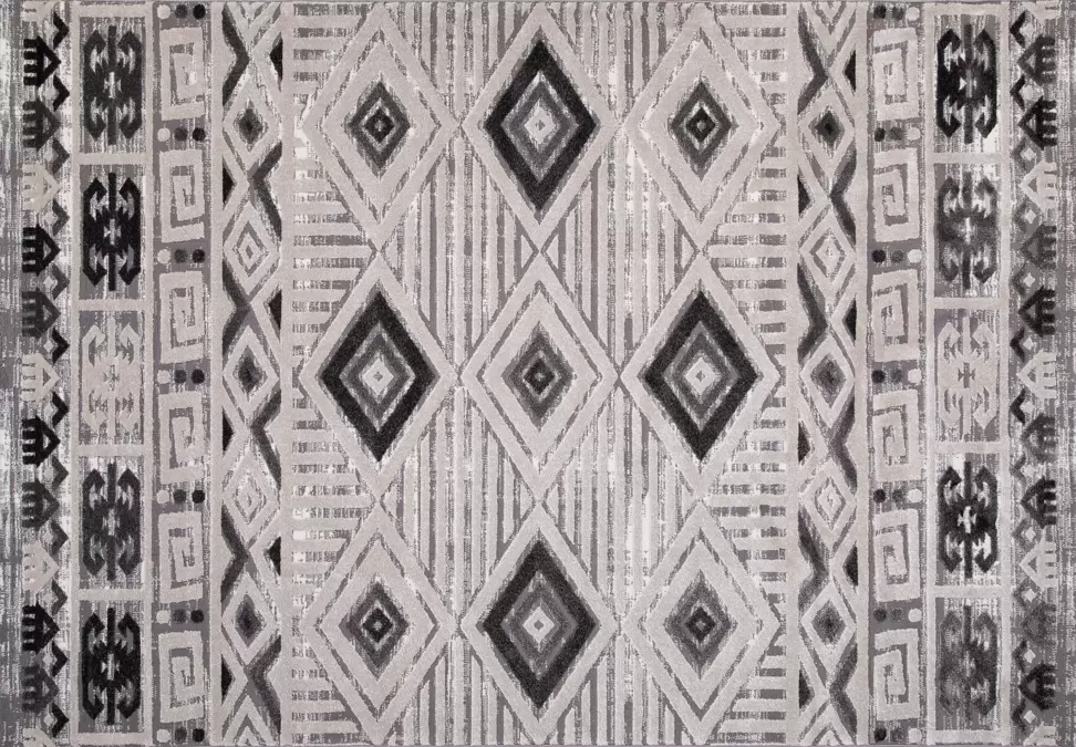 Ковер ECLIPSE QP002 WHITE / D.GRAY