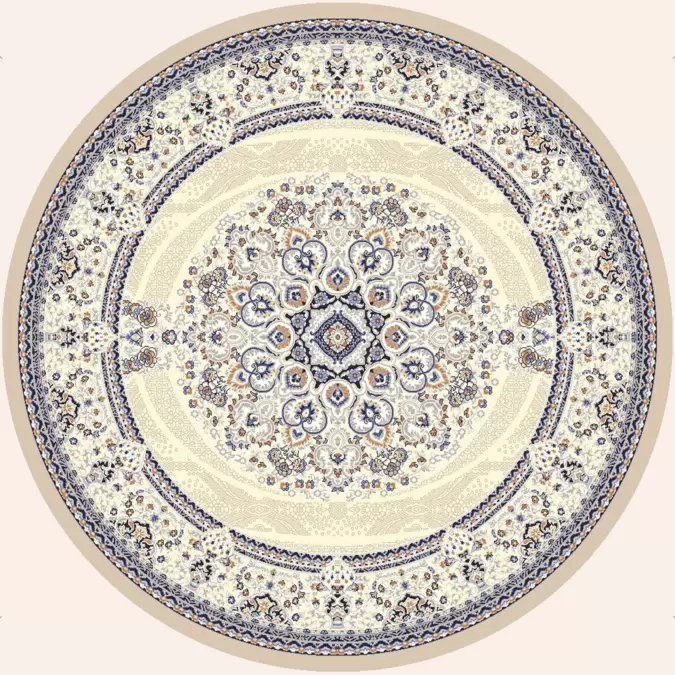 Ковер Amira Круг 4923A Beige-Beige