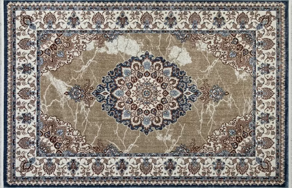 Ковер ASADU 00633A D.BLUE FDY / BEIGE FDY