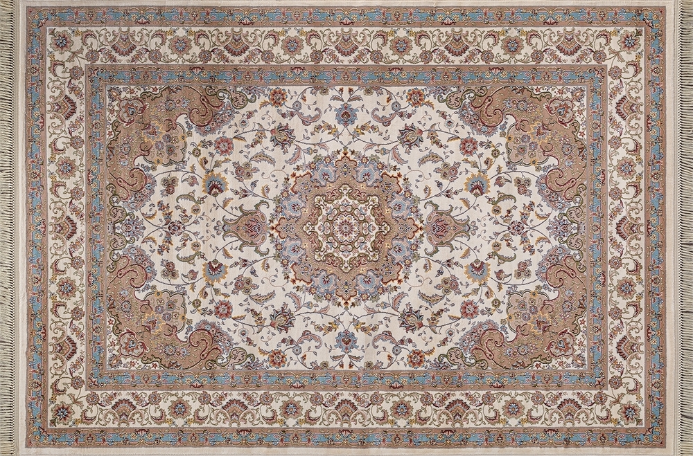 Ковер ARAVIA d158 CREAM-BLUE