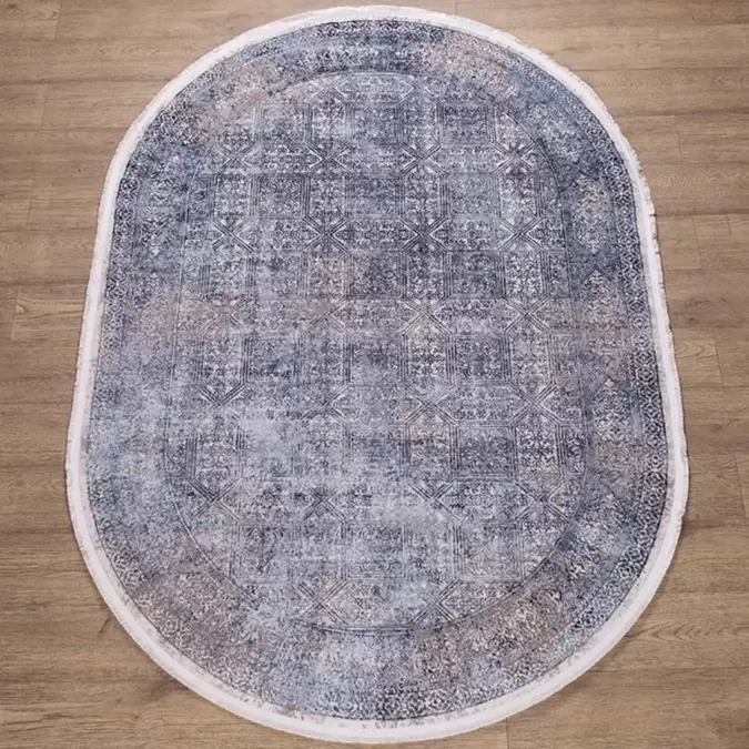 Ковер Doku B167E COKME_DGRAY / L_BLUE