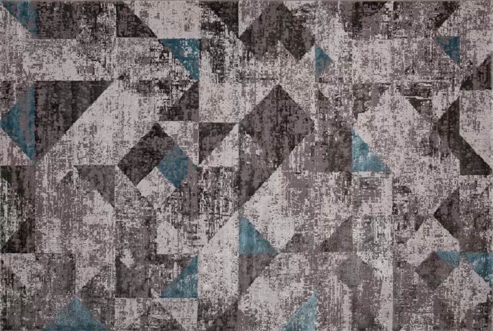 Ковер TEMPO 01459A C.POLY GREY / L.BLUE