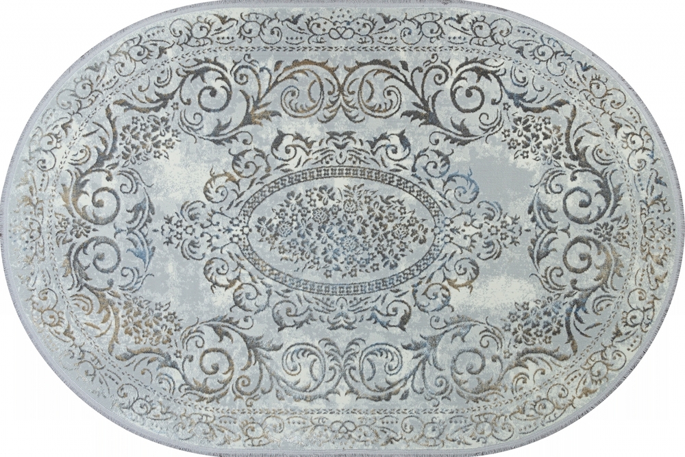 Ковер SAHARA 00766A GREY HB / L.BLUE FDY