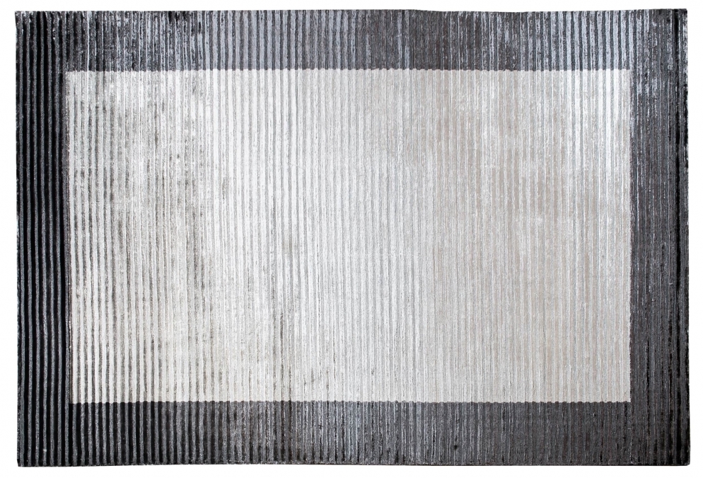 Ковер BORDER BANANA SILK LOOP&CUT HL 764 DK-GREY-SILVER