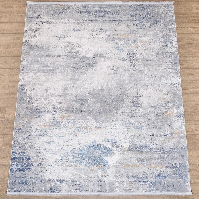 Ковер Lite B650B CREAM / D_BLUE