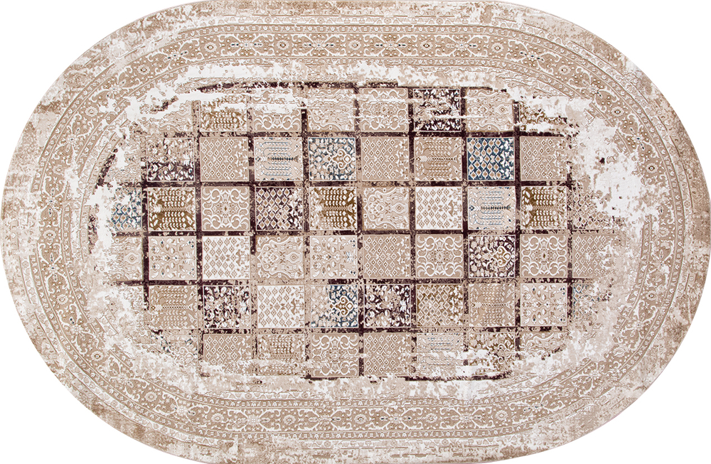 Ковер QUANTUM 03004B BROWN / BROWN