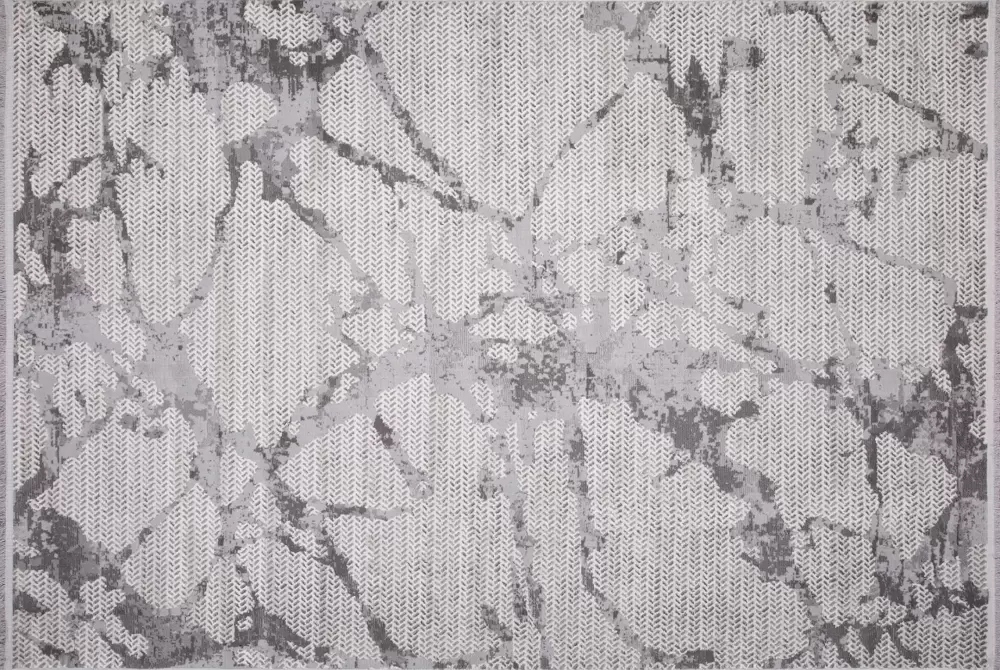 Ковер ALANYA 22565A WHITE / GREY SHR