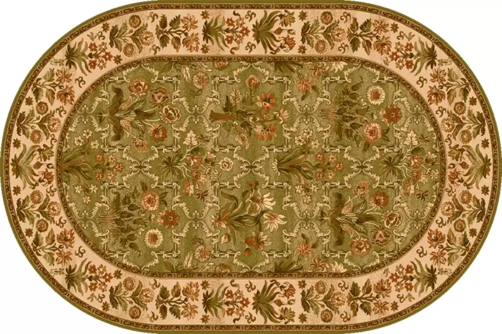 Ковер Isfahan Овал Olandia olive