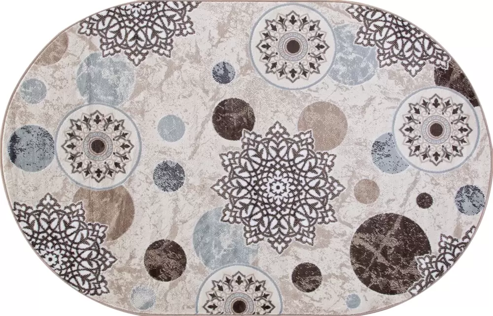 Ковер VALENCIA DELUXE d309 CREAM-BROWN