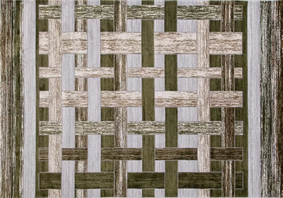 Ковер TOKIO 17975A CREAM / D.GREEN