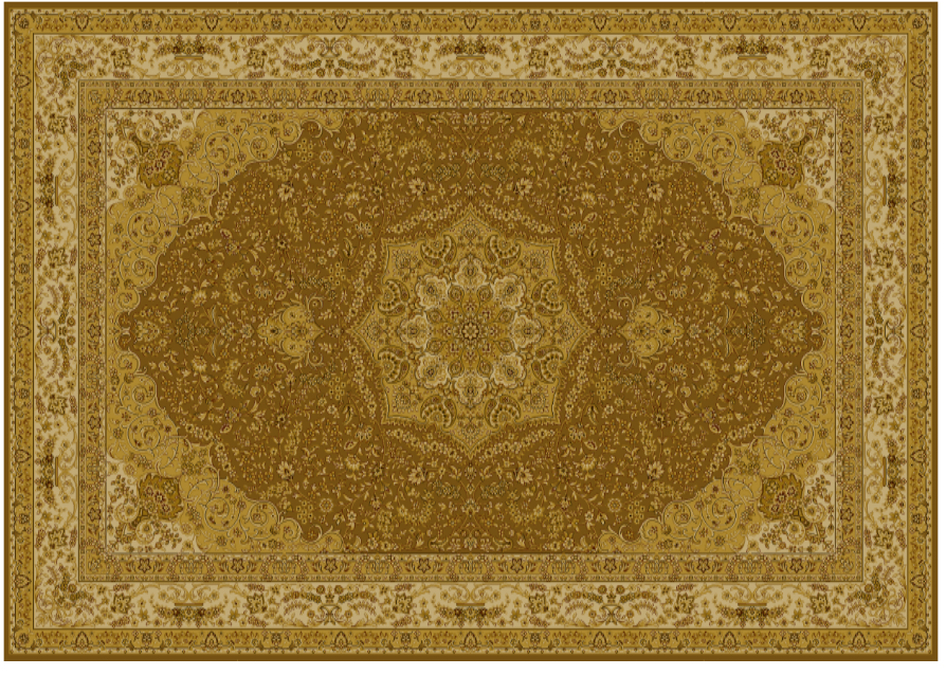 Ковер Comtesse 02M043 mid gold gold