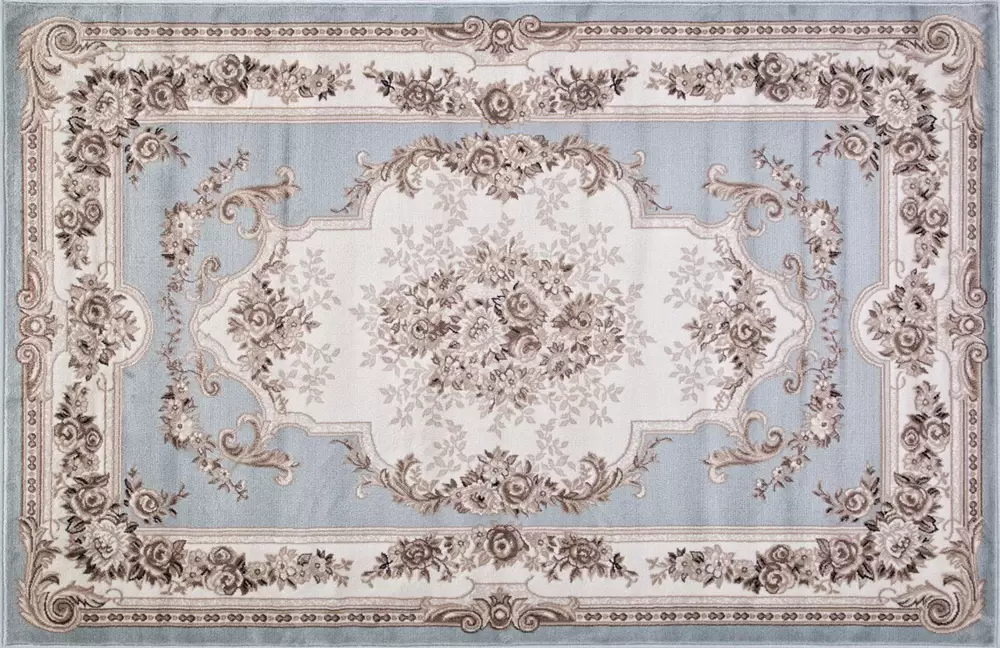 Ковер VALENCIA DELUXE 4015 L.BLUE-BROWN