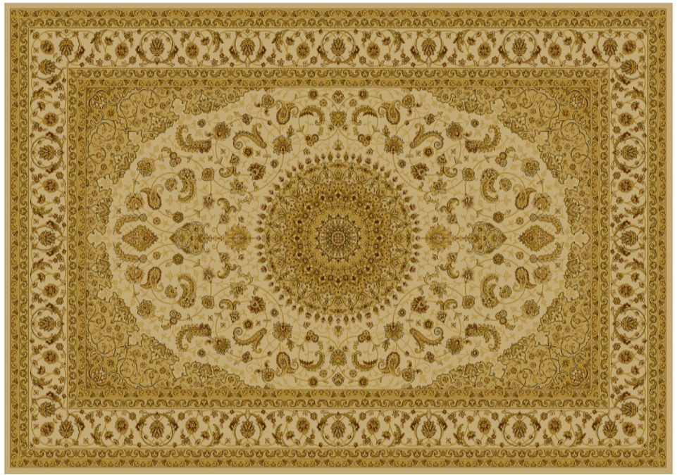 Ковер Comtesse 02M039 ivory gold