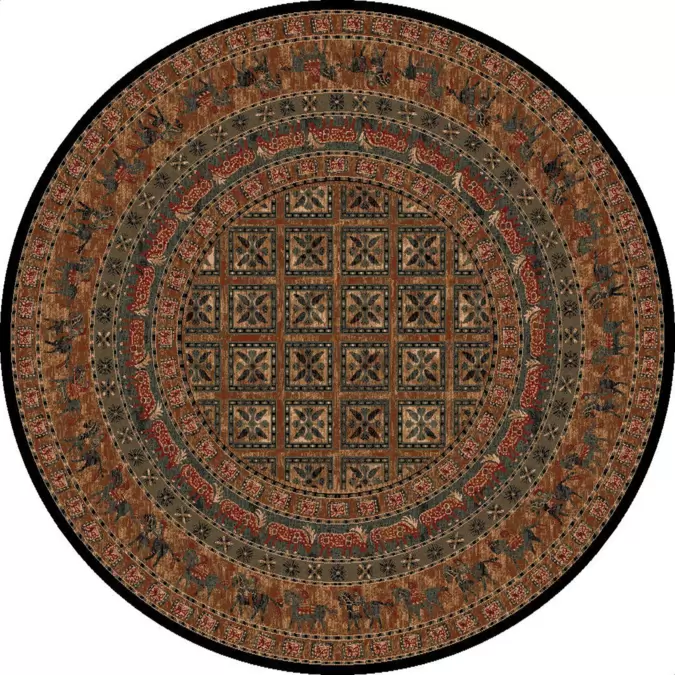 Ковер Kashqai Круг 4301 500