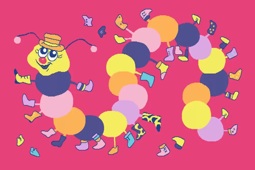 Ковер Funky Top Iwo amaranth