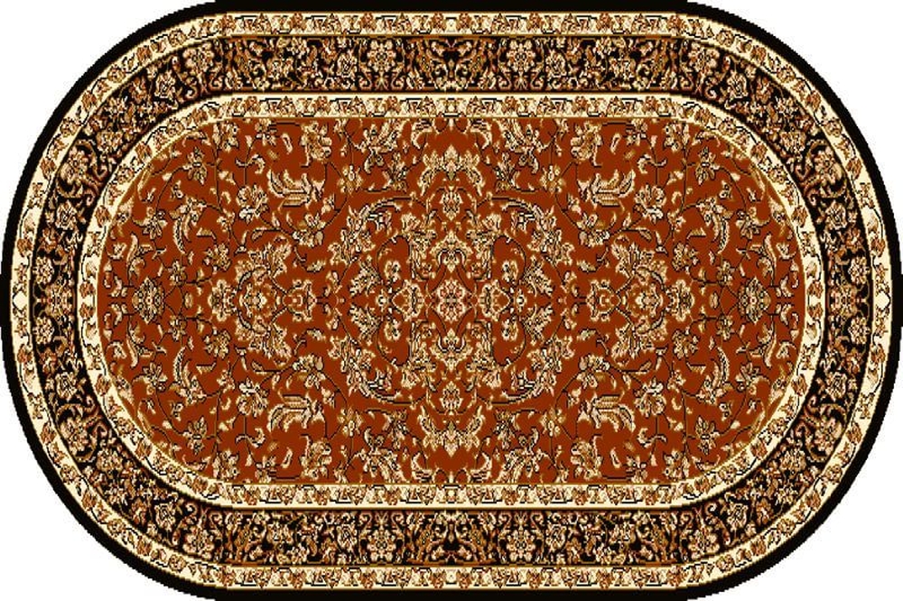 Ковер Standard Овал Hermiona brick red