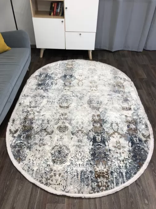 Ковер DOKU 9354H BLUE / CREAM
