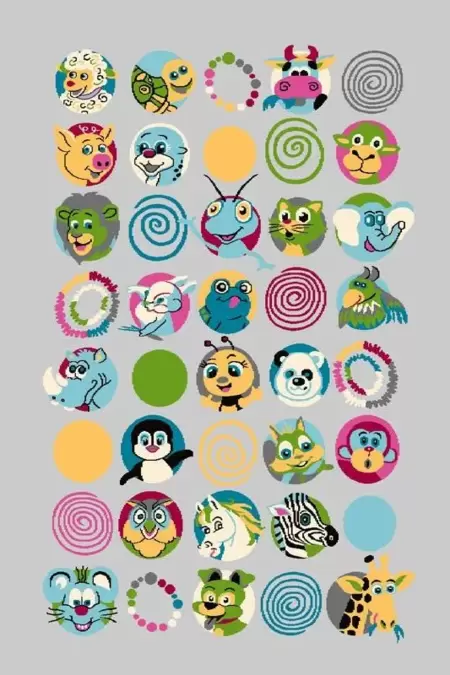 Ковер Funky Top Sus graphite