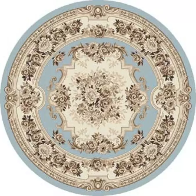 Ковер VALENCIA DELUXE 4015 L.BLUE-BROWN