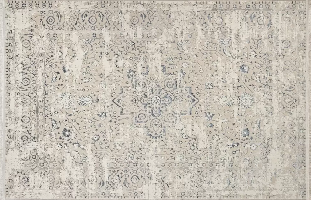 Ковер MIKONOS F584AH CREAM / D.BLUE