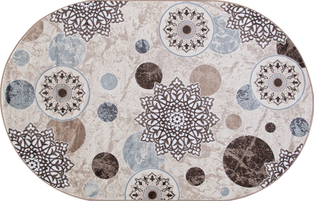 Ковер VALENCIA DELUXE d309 CREAM-BROWN