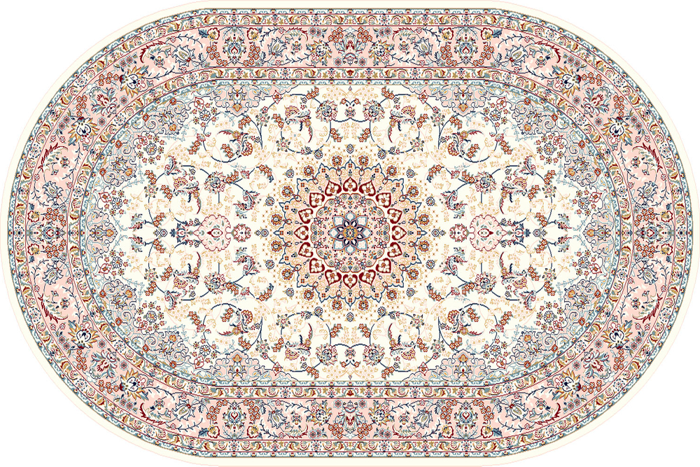 Ковер Hunnu Wool+Viscose Овал 6C1101 001