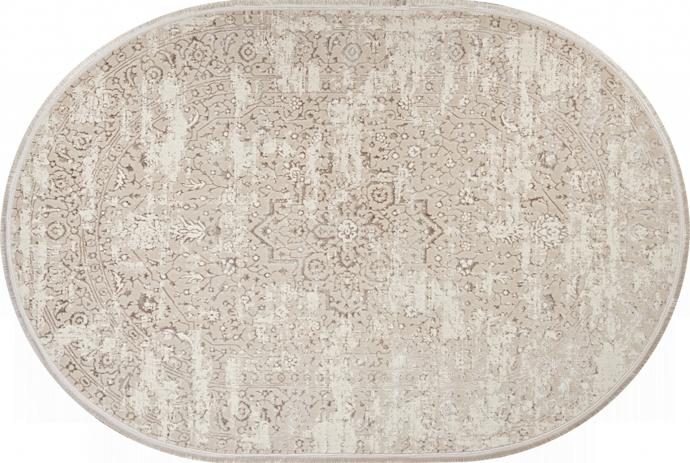 Ковер MIKONOS F584AC CREAM / KAHVE