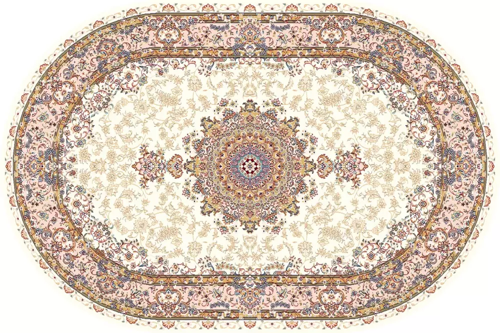 Ковер Hunnu Wool+Viscose Овал 6C1113 001