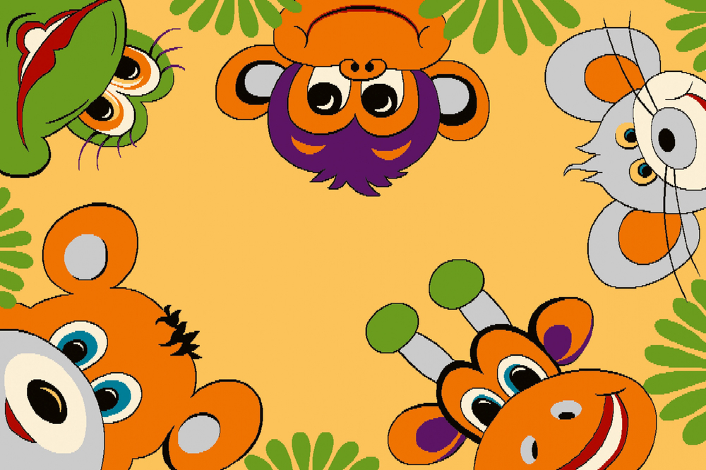 Ковер Funky Tig gold