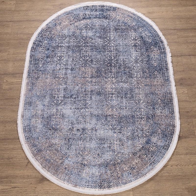 Ковер Doku B167E COKME_DGRAY / L_BLUE