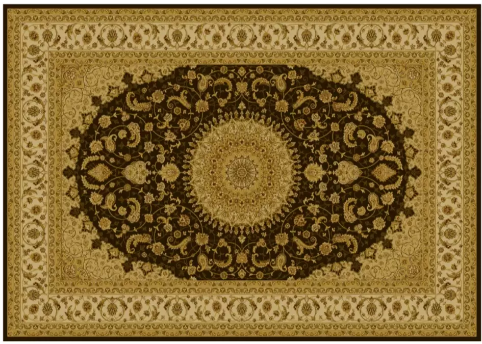 Ковер Comtesse 02M039 coffe gold