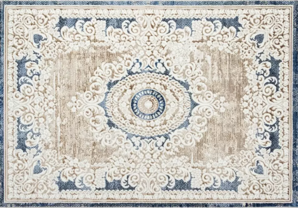 Ковер ANTEP O1701 630 CREAM / BLUE