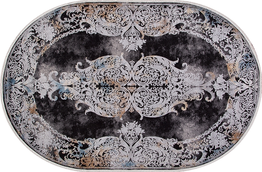 Ковер ERVA 18131 GRAY / BLACK