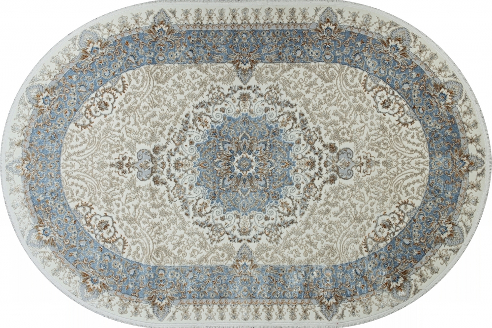 Ковер SAHARA 06066A L.BLUE FDY / CREAM HB