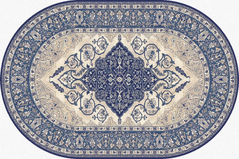 Ковер Isfahan Овал Leyla dark blue