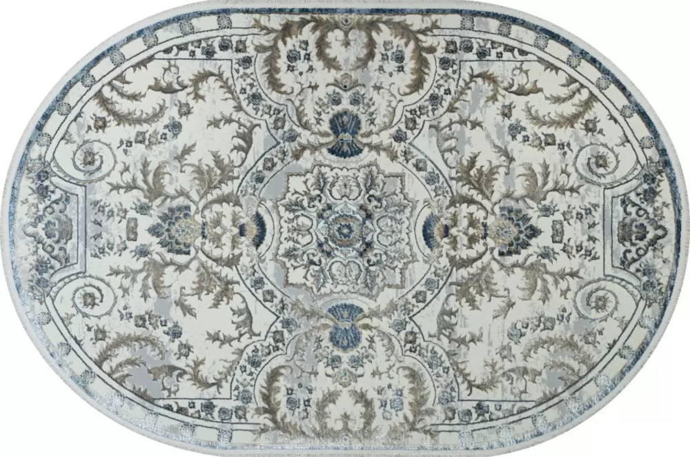 Ковер SAHARA 00765A D.BLUE FDY / CREAM HB