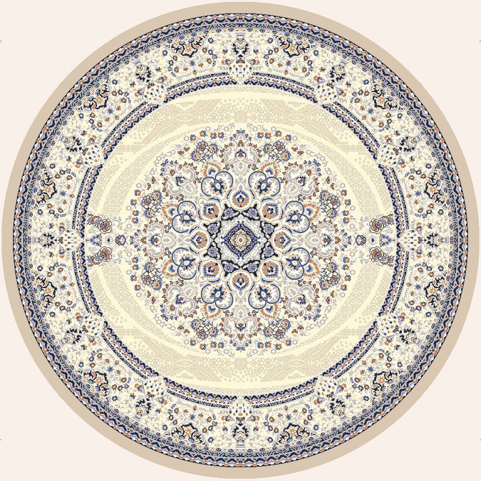 Ковер Amira Круг 4923A Beige-Beige