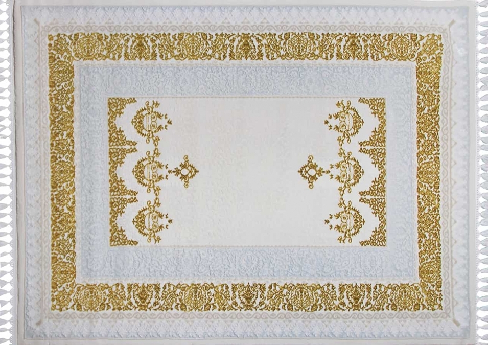 Ковер HUNKAR 08074A BLUE / GOLD