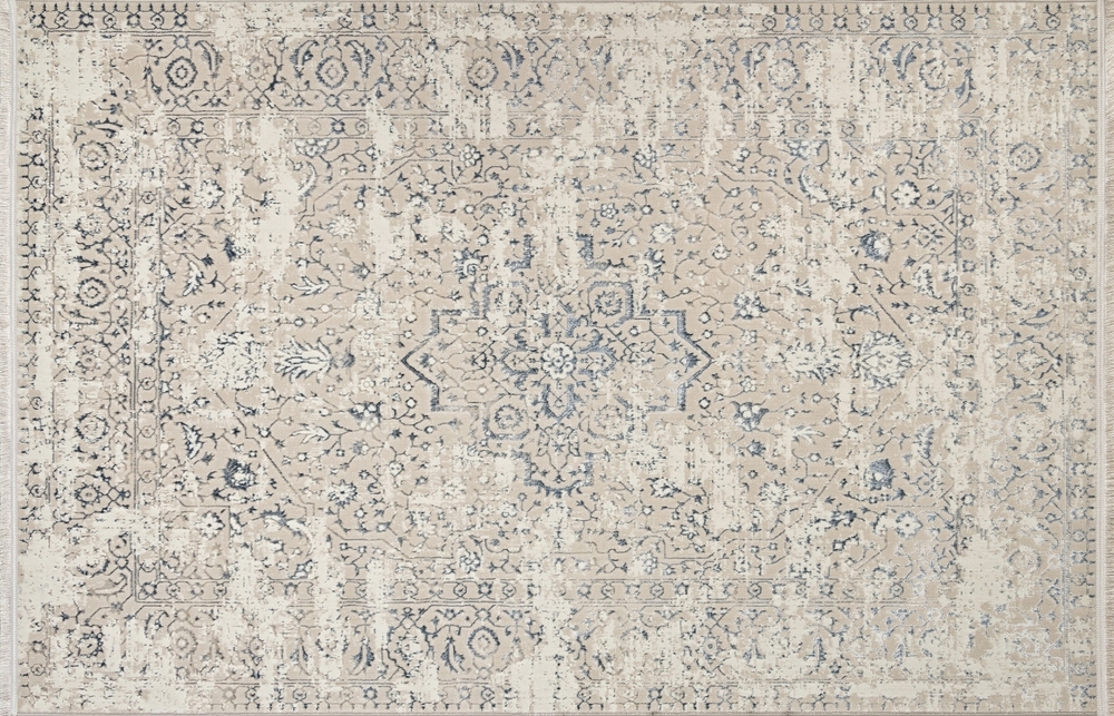 Ковер MIKONOS F584AH CREAM / D.BLUE