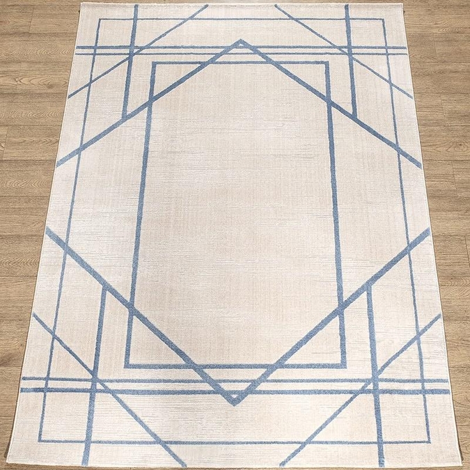 Ковер Aruba 0W1520 L.BEIGE / BLUE