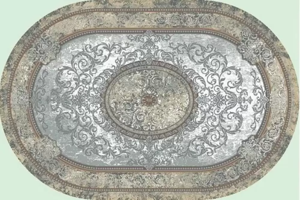 Ковер Монблан Овал e4622/b1o/mb