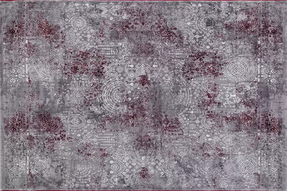 Ковер SATINE S106B KOYU GREY COKEN / RED