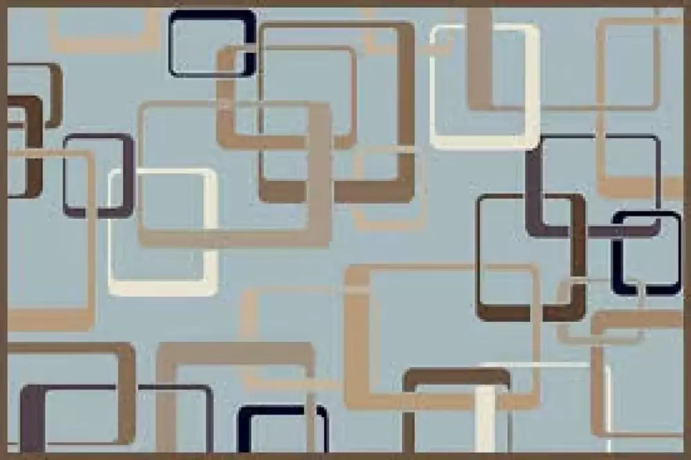 Ковер VALENCIA DELUXE d254 L.BLUE-BROWN