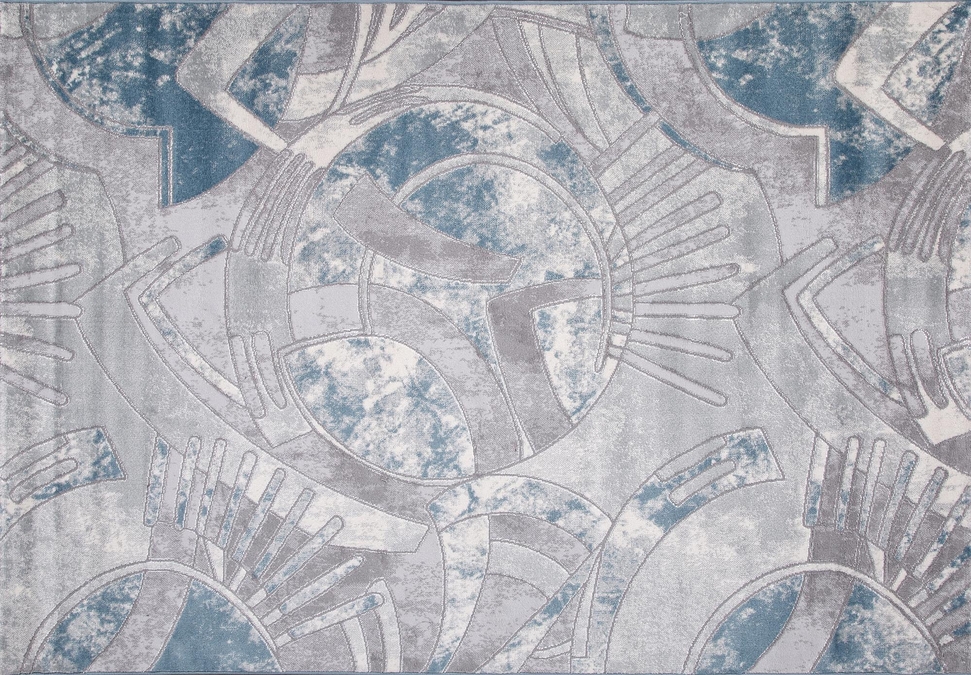 Ковер Valentino V133A D.GREY SHRINK / L.BLUE HEATSET