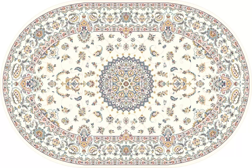 Ковер Hunnu Wool+Viscose Овал 6C1103 001