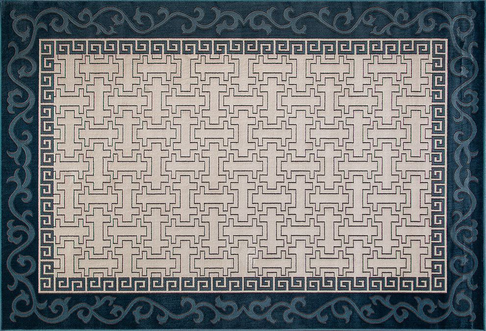Ковер SERENITY D781 CREAM-BLUE