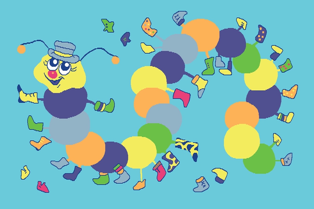 Ковер Funky Top Iwo azure