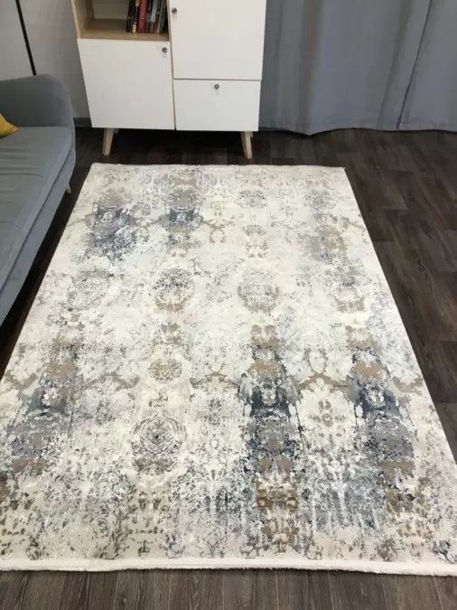 Ковер DOKU 9354H BLUE / CREAM