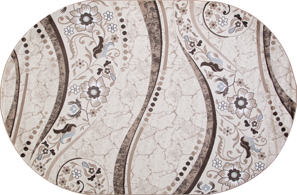 Ковер VALENCIA DELUXE d312 CREAM-BROWN